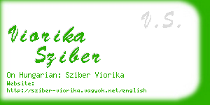 viorika sziber business card